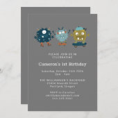 Eerste jaardag van het tekenbord van de vun kaart (Voorkant / Achterkant)