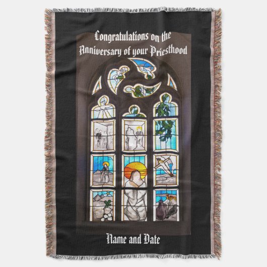 Eerste Jubileum 15e 20e 25e 30e 40e 50e Deken (Voorkant Verticaal)