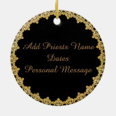 Eerste Jubileum 15e 20e 25e 30e 40e 50e Keramisch Ornament (Achterkant)