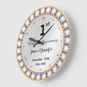 Eerste Jubileum diamant Aangepaste namen Grote Klok (Hoek)