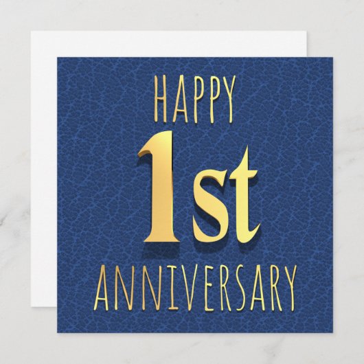 eerste Jubileum Feestdagenkaart (Voorkant / Achterkant)