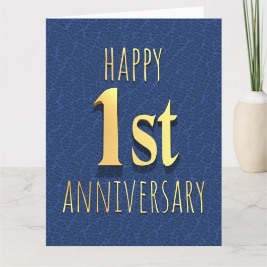 eerste Jubileum Kaart (Voorkant)