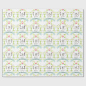 Eerste Jubileum-liefdescadeautje Cadeaupapier (Vlak)