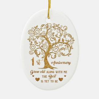 Eerste Jubileum Ornament cadeaus | Unieke gift