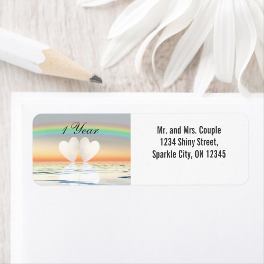 Eerste Jubileum papier Etiket (Insitu)