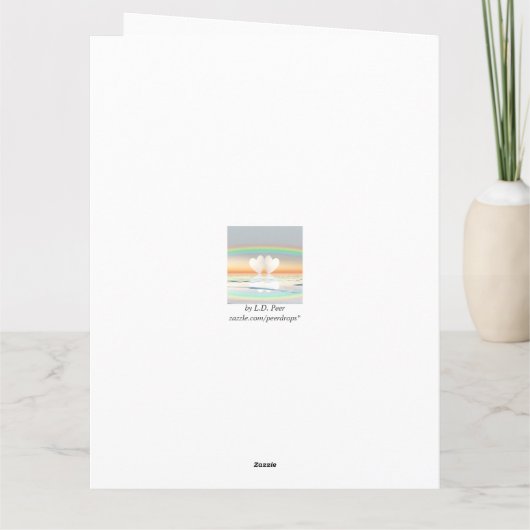 Eerste Jubileum papier Kaart (Achterkant)