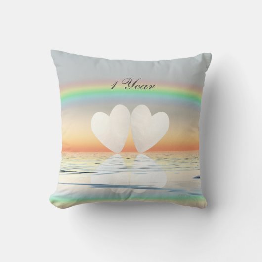 Eerste Jubileum papier Kussen (Voorkant)