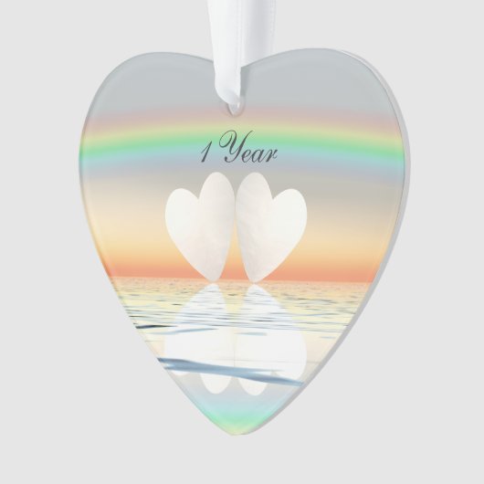 Eerste Jubileum papier Ornament (voorkant)