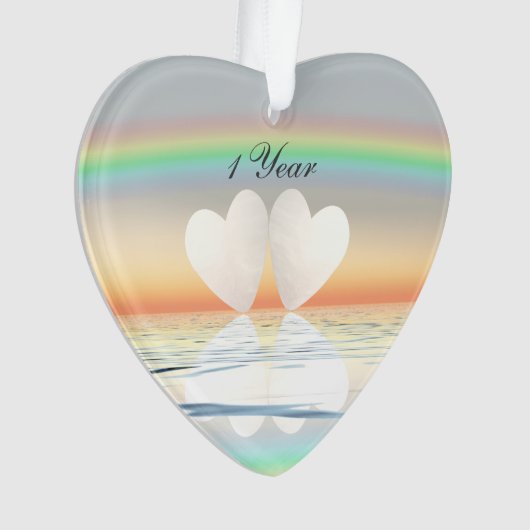 Eerste Jubileum papier Ornament (voorkant)