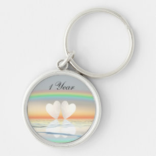 Eerste Jubileum papier Sleutelhanger