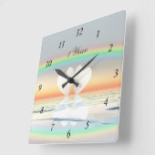 Eerste Jubileum papier Vierkante Klok (Hoek)