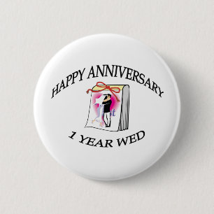 eerste JUBILEUM Ronde Button 5,7 Cm