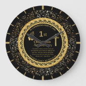 Eerste Jubileum van Ordination Priest PERSONALIZED Grote Klok (Voorkant)