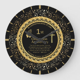 Eerste Jubileum van Ordination Priest PERSONALIZED Grote Klok