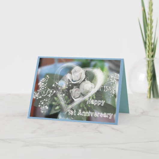 Eerste jubileumkaarten kaart (Voorkant)