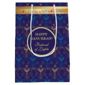 Eerste kaars van het Hanoekasfestival van de Licht Medium Cadeauzakje (Achterkant)