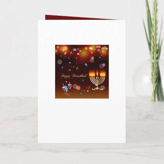 Eerste kaars van het Hanukkah-festival van de Part (Achterkant)