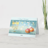 Eerste kaarsfeest op het Hanoekasfestival van de p Bedankkaart (Achterkant)