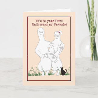 Eerste Kaart Halloween voor nieuwe ouders