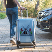 Eerste keer Amsterdam Nederland Sticker (Koffer Insitu)