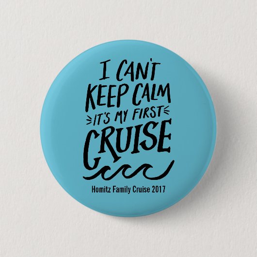 Eerste keer Cruiser Pin Ronde Button 5,7 Cm (Voorkant)