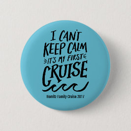 Eerste keer Cruiser Pin Ronde Button 5,7 Cm