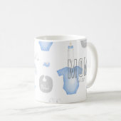 Eerste keer dat mama grijs jaar de naam van de bab koffiemok (Voorkant rechts)