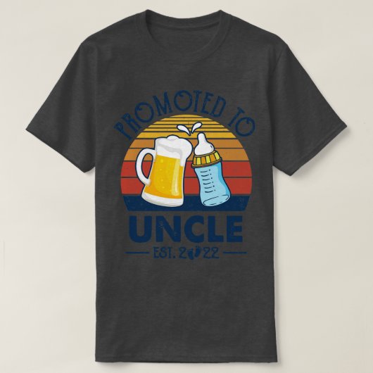 Eerste keer dat oom promoot aan oom 2022 vaders Da T-shirt (Design voorkant)