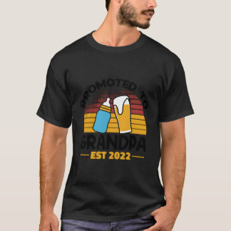 Eerste keer dat opa wordt bevorderd tot opa 2022 t-shirt