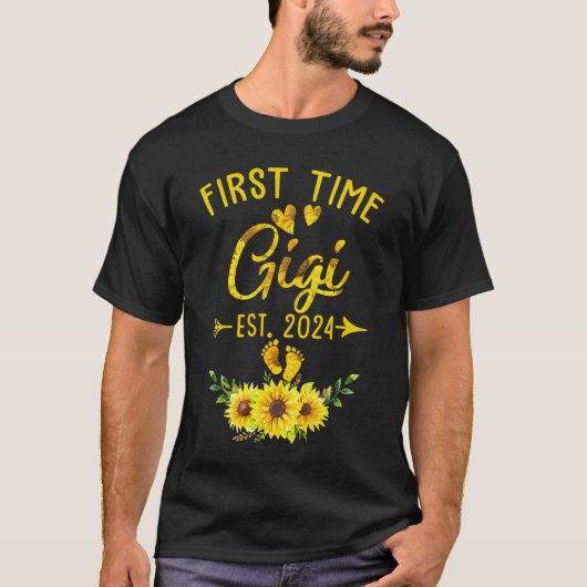 Eerste keer Gigi EST 2024 Zonnebloem gepromoveerd  T-shirt (Voorkant)
