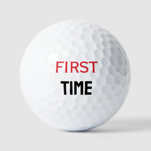 EERSTE KEER GOLFBALLEN (Voorkant)