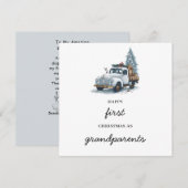 Eerste keer grootouders kerst vakantie Kaart (Voorkant / Achterkant)