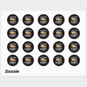 Eerste keer Grumpy EST 2025 Vaderdag binnenkort te Ronde Sticker (Vel)