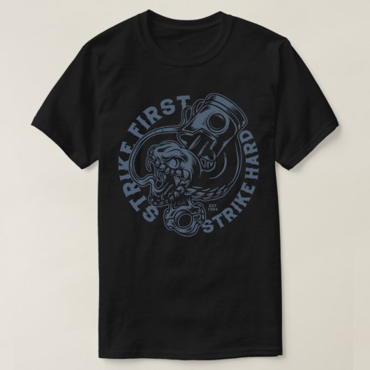 EERSTE KEER HARD AANSLAAN T-SHIRT (Design voorkant)