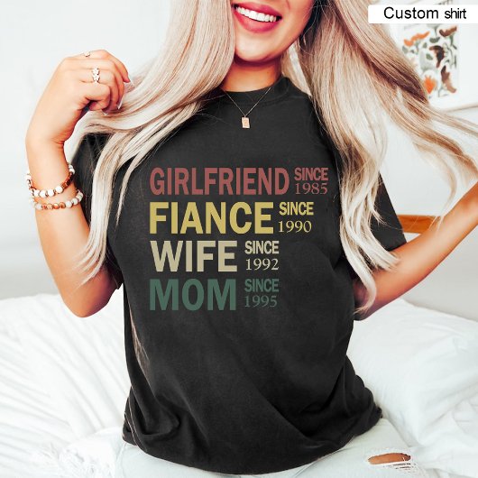 Eerste keer mam / zwangerschap onthullen zwart t-shirt