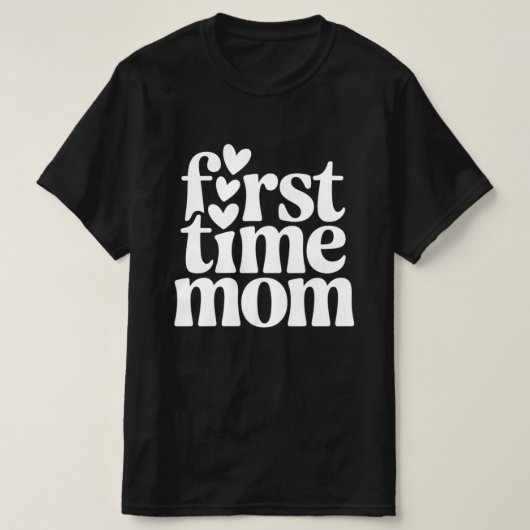 Eerste keer mama t-shirt (Design voorkant)
