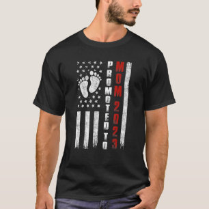 Eerste keer mama zwangerschap moederdag gepromoot  t-shirt