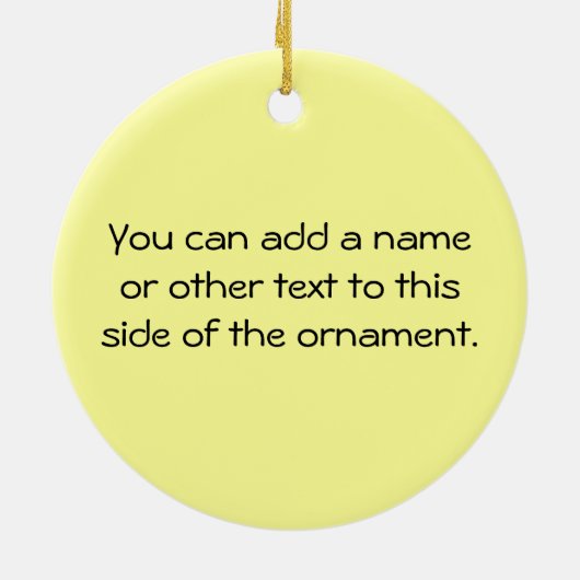 Eerste keer mammie regenboogtekst cadeautjes keramisch ornament (Achterkant)