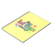 Eerste keer mammie regenboogtekst cadeautjes notitieboek (Linkerzijde)