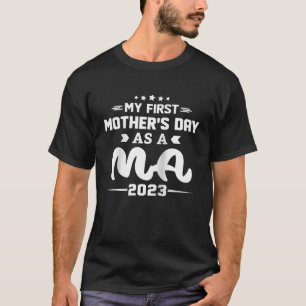 Eerste keer mei 2023 New Grandmoeder Moederdag Ra T-shirt