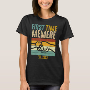 Eerste keer Memere 2023 Eerste Bump Promoted New T-shirt