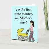Eerste keer moederKaart Kaart (Voorkant)