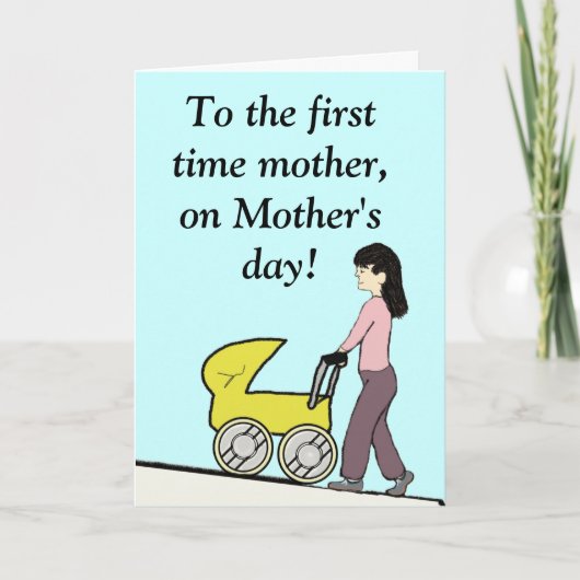 Eerste keer moederKaart Kaart (Voorkant)