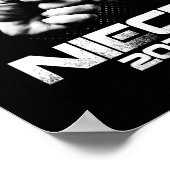 Eerste keer Niece Est 2023 Funny Vaderdag Poster (Hoek)