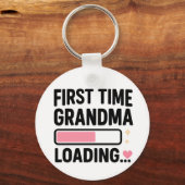 Eerste keer oma aan het laden sleutelhanger (Voorkant)