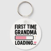 Eerste keer oma aan het laden sleutelhanger (Achterkant)