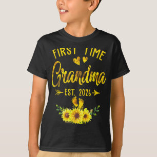 Eerste keer oma EST 2026 Zonnebloem gepromoveerd n T-shirt