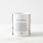 Eerste keer oma foto Mok, nieuwe oma cadeau Koffiemok (Center)