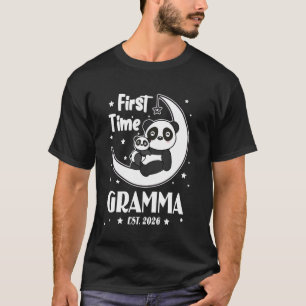 Eerste keer oma OPR. 2026 Moederdag Schattig Hart T-shirt