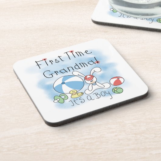 Eerste keer oma van jongen geschenken drankjes onderzetter (Linkerzijde)